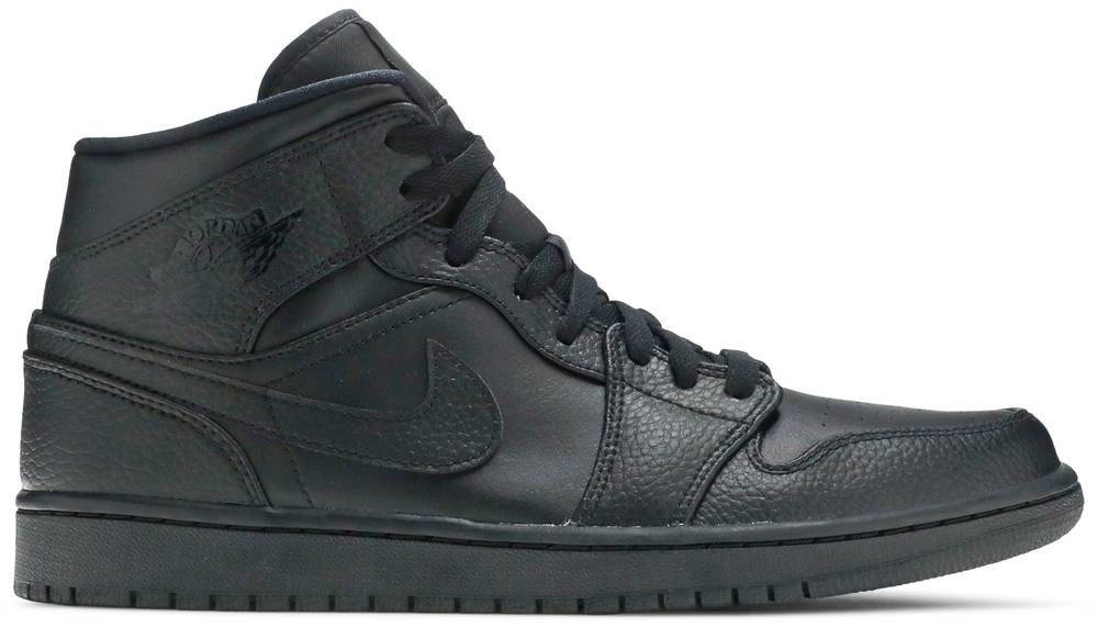 Air Jordan 1 Mid Triple Black 554724-091